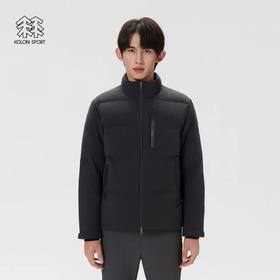 可隆男士商务立领鹅绒夹克羽绒服