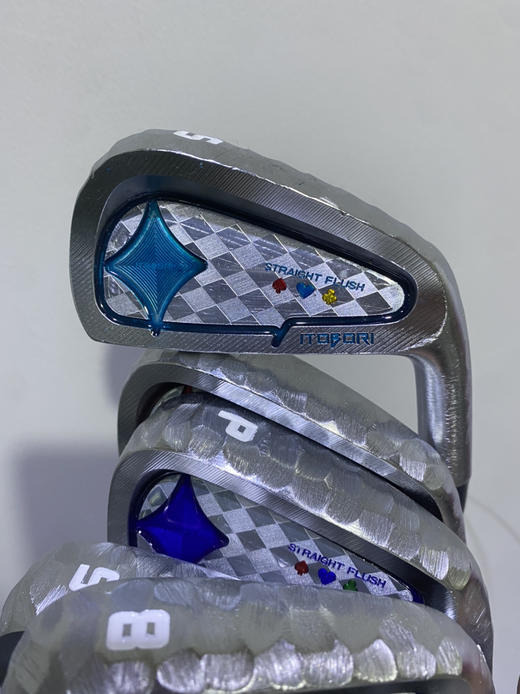 全新日系工坊高级订制一刀雕扑克牌铁杆组只要1280元950R杆身 商品图1