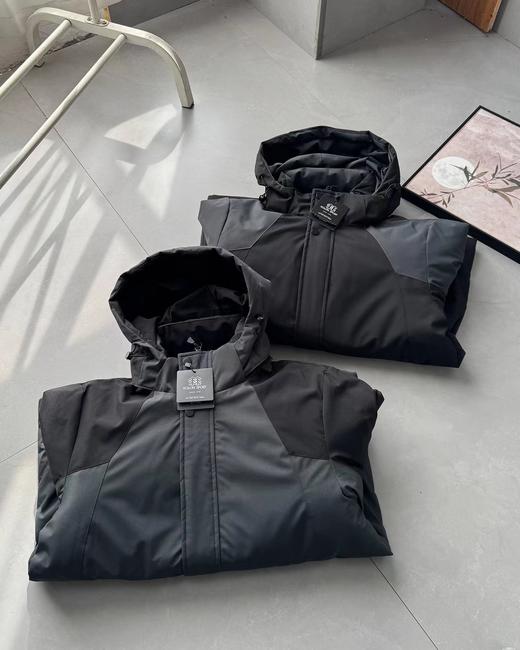 D121618新款2025冬季男士可拆卸连帽棉衣棉服外套 商品图1