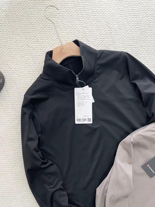 D121631冬款半拉链卫衣男士百搭休闲拉绒长袖运动衫 商品图5