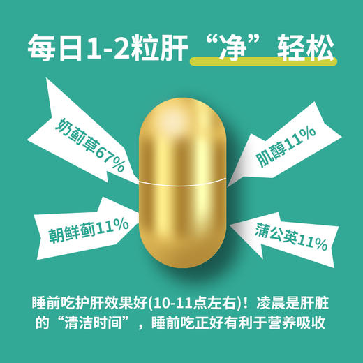 【新品上架】1瓶装 奶蓟草胶囊 60粒/瓶 商品图4