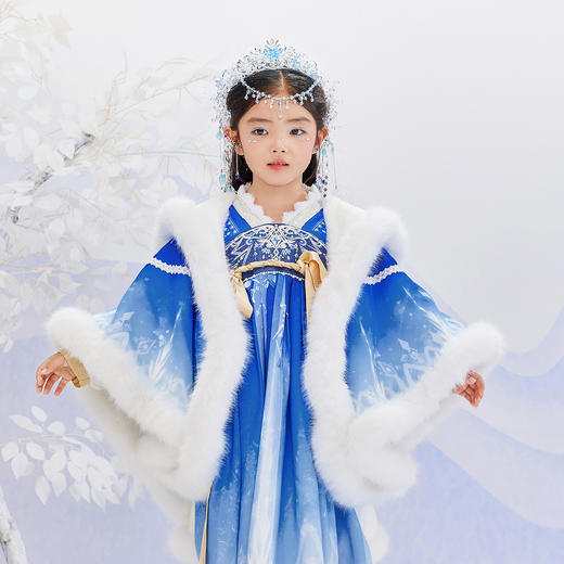 笛莎Deesha 观山见女童斗篷外套 商品图1