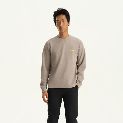 优极UG 立体华夫格长袖T恤 商品图3