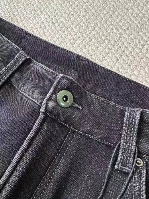 D121684宽松直筒修饰腿型25冬新款男士加绒牛仔长裤 商品图11