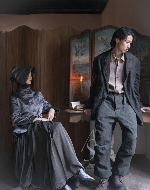 Stovaigh 25AW 苔原棕极细亚麻长袖衬衫 商品图14