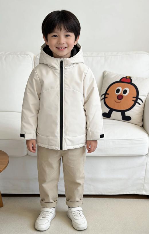 童装连帽棉袄冲锋衣！25冬季新品儿童中大童休闲爆火连帽棉冲锋衣！ 商品图1