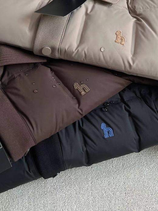 D121683冬季男士翻领鸭绒面包羽绒服巴恩风外套 商品图5