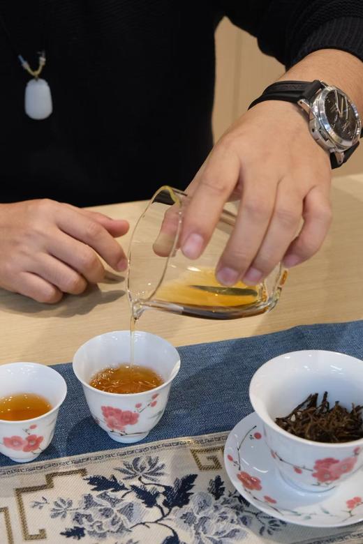 【景德镇茶具】高岭土玉泥 翠竹红梅盖碗茶具  七件套套装  送礼自用都适合 商品图8