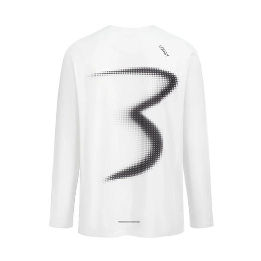 One Running Victory Speed Tech Long Sleeve Shirt White "B" 中性款运动长袖 商品图1