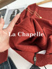 会员福利【斜肩羊毛衫】拉夏贝尔/La Chapelle小众设计感通勤毛衣~斜领/一字领收腰针织衫 商品缩略图6