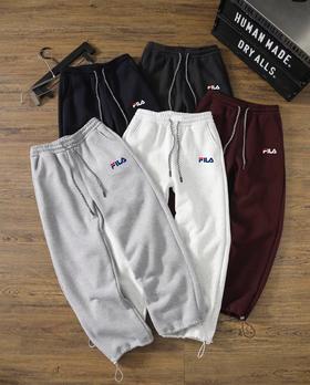 D121656百搭慕棉加厚裤脚可收奥粒绒直筒裤