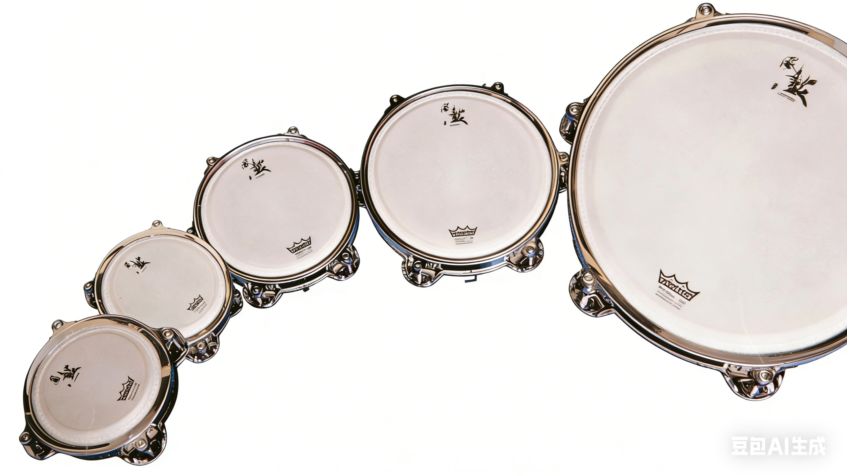 鼓风五音排鼓REMO鼓皮五张一套