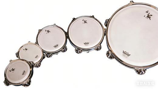 鼓风五音排鼓REMO鼓皮五张一套 商品图0