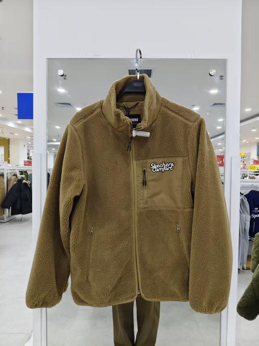 斯凯奇 229.9元 加绒保暖针织外套 (线上线下同时在售不保证有货，活动款不退不换介意勿拍) 601205-GJ 商品图0