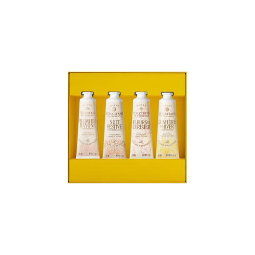 春季焕新 【全球购*送礼袋】L'occitane欧舒丹冬日限定护手霜四件套礼盒30ml*4·现货速达_bba 商品图1