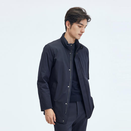 【门店同款&鹅绒】圣得西2025年冬季男士立领夹克休闲百搭羽绒服 商品图3