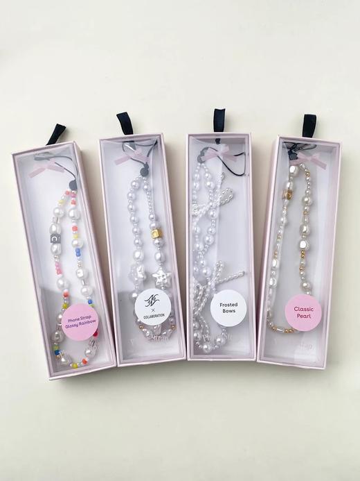 施华洛珍珠手机链 4款供选择 便携手机挂链配件 商品图5