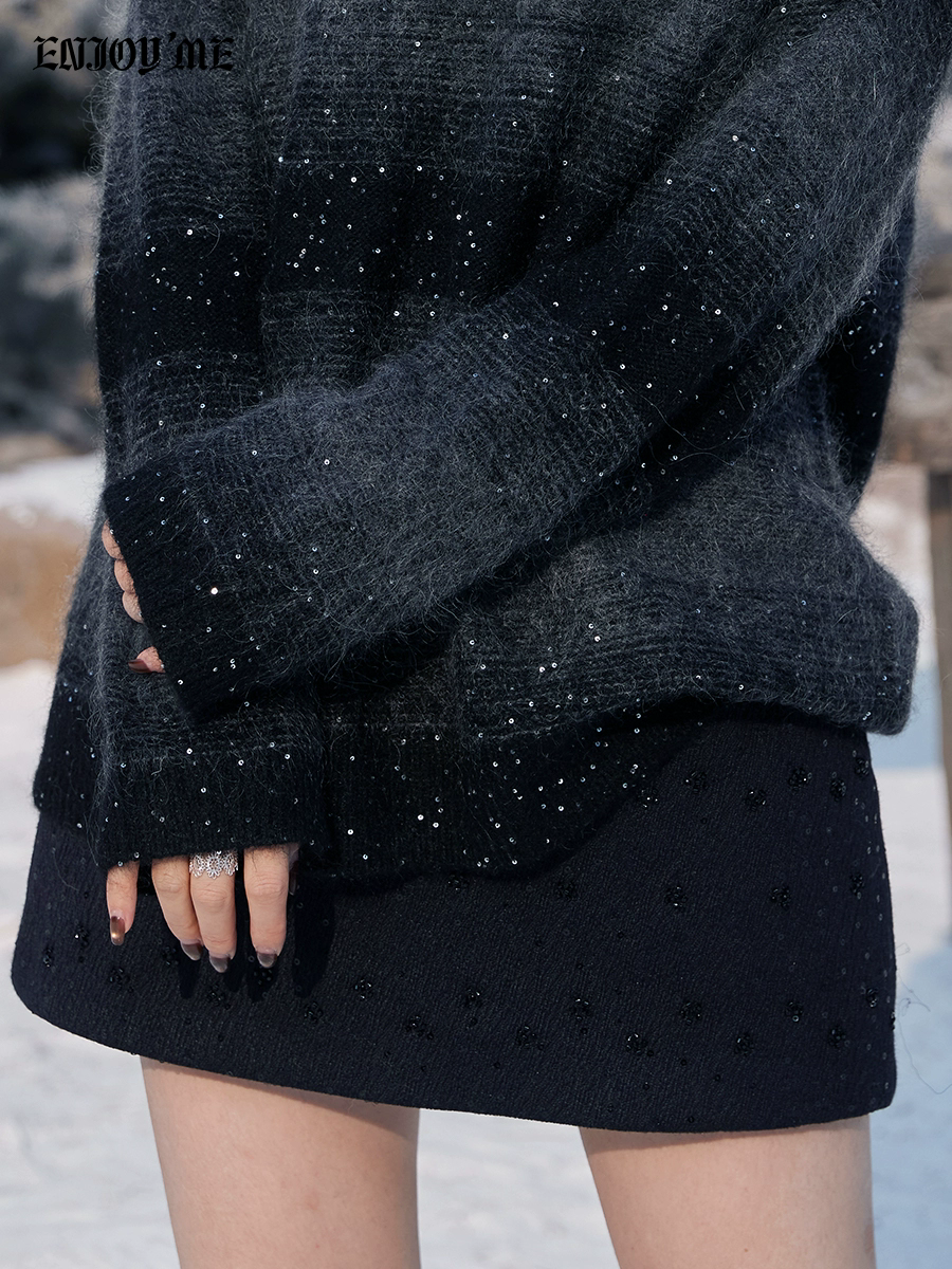 【门店同款】ENJOY冬季“相聚时刻”星空碎珠半身裙 168494593