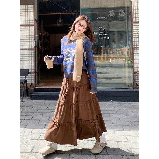 <曾小咸推荐>现货秒杀 ！微信超特价！韩系百褶裙半身裙 日常169.99 立减90 秒杀79.99！！开衫（带丝巾） 日常199.99 立减100 秒杀99.99！！ 商品图2