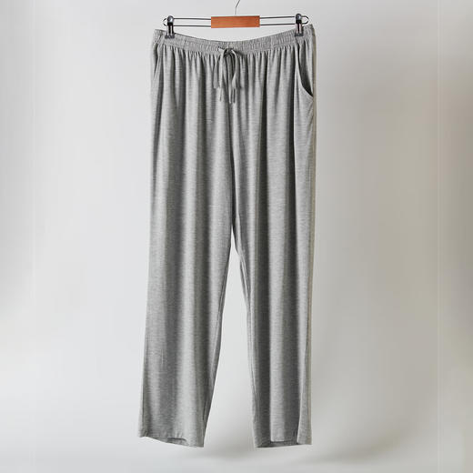 男士舒适保暖内衣秋衣秋裤莫代尔圆领套装 商品图9