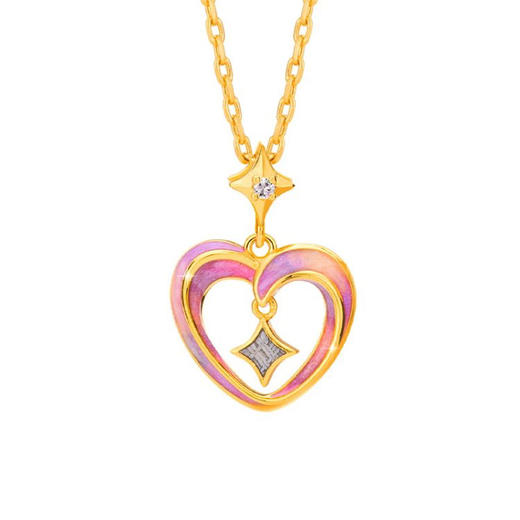 【中国航天】为爱摘星·爱心陨石项链 有荧光 带链 精装盒证 商品图10