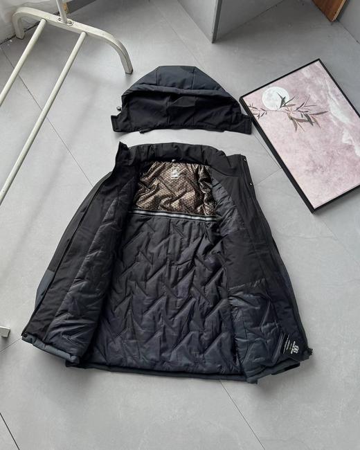 D121618新款2025冬季男士可拆卸连帽棉衣棉服外套 商品图6