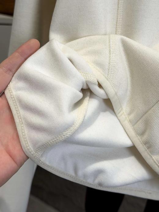 D121678羊毛半拉链蓄热锁温保暖空气层连帽卫衣 商品图12