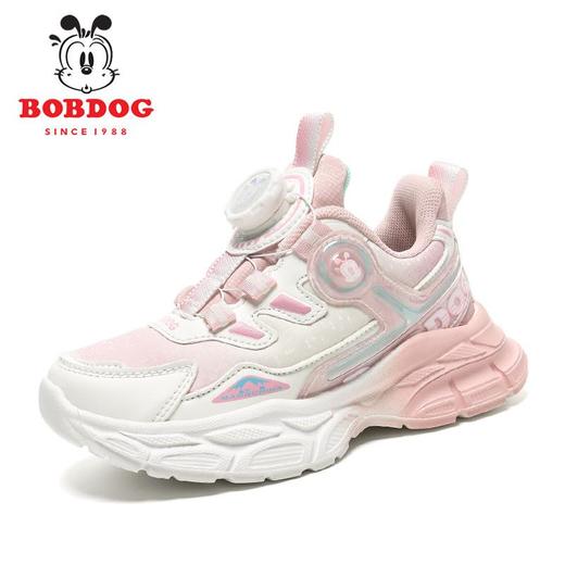 巴布豆童鞋女童鞋子秋冬新款皮面防水儿童旋转扣公主运动鞋潮 商品图4