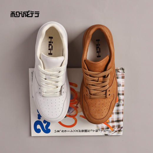 和诚行2025秋冬新款厚底增高男式舒适百搭潮流复古休闲鞋0551271 商品图1