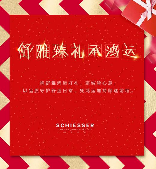 【男士舒雅蚕丝莫代尔鸿运礼盒】SCHIESSER德国舒雅男士轻薄款鸿运礼盒装，保暖衣一套，内裤两条，袜子两双 商品图1