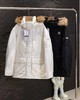 D121698貉子毛领工装派克服连帽羽绒服百搭通勤男女情侣款 商品缩略图0