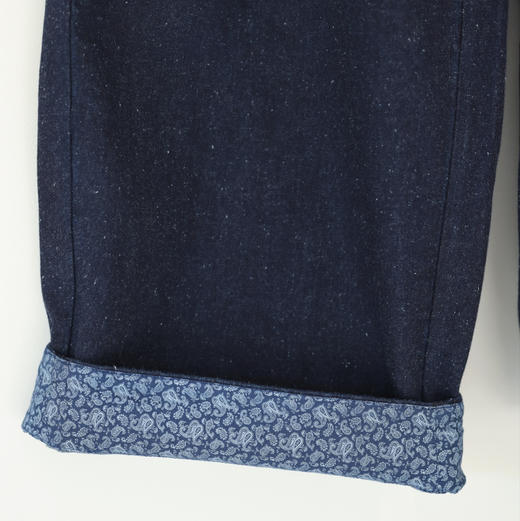 【预售】雪花半松紧腰牛仔裤 商品图4