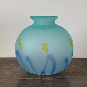 【苏州】日本中古手作玻璃花器 保存品 X1361