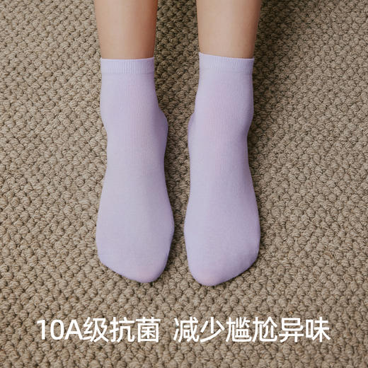 【即弃袜】有棵树抗菌消臭一次性日抛女士中筒袜10双装-S4164 商品图3