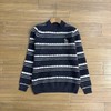 D121645秋冬款百搭内里男士条纹圆领针织毛衣 商品缩略图3