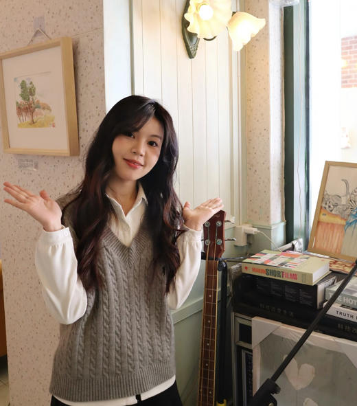 老米优品🎈秋冬叠搭bi备！《麻花针织马甲》复古风，超好搭！麻花纹理立体精致，宽松舒适版型~ 商品图4