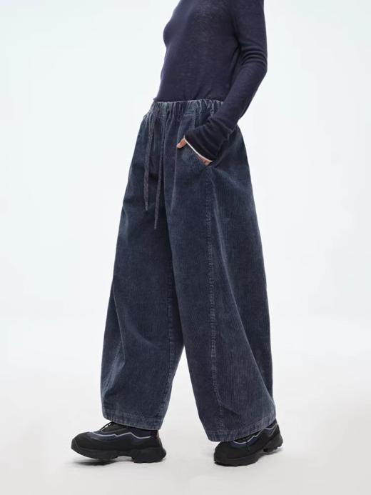 半圆/D57631067/灯芯绒宽松休闲炒雪花牛仔裤 商品图2