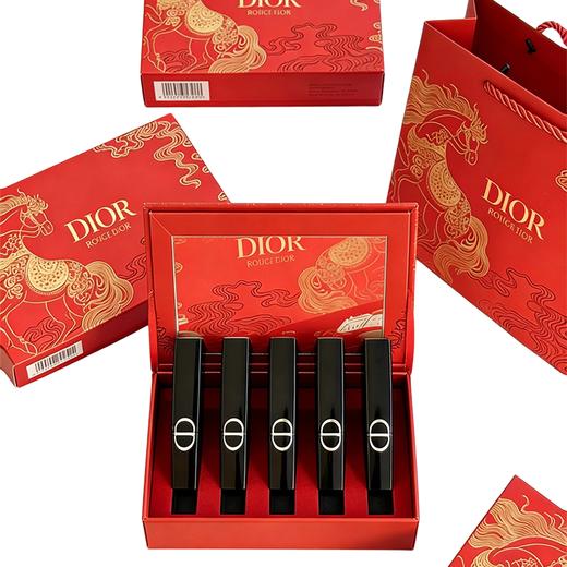 【送礼袋】新款迪奥细管口红马年五件套1.6g 色号：细管226-120-390-168-550  香港直邮C 商品图8