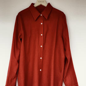 “冬日暖阳阳”氛围感100%羊毛衬衫