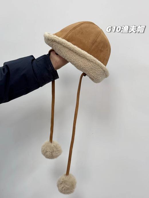 D121614麂皮绒加厚加绒款渔夫帽！加深加宽超显脸小秋冬素颜神帽 商品图2
