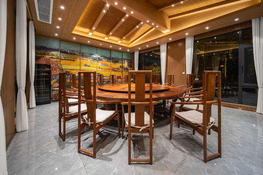 【雅安·598号院】8房私汤小院，独立小岛，宴请，20人大圆桌，临湖，超大庭院，钢琴，湖景房，避暑玩水yyd 商品图4