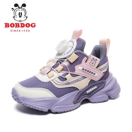 巴布豆女童跑步鞋冬季新款儿童运动鞋防滑耐磨学生皮面休闲鞋 商品图4