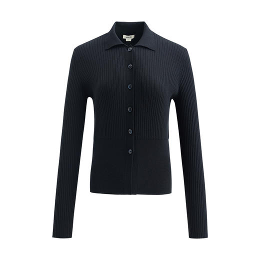 【JASON WU】(多色)秋冬新款短款翻领百搭羊毛针织上衣开衫女 商品图6