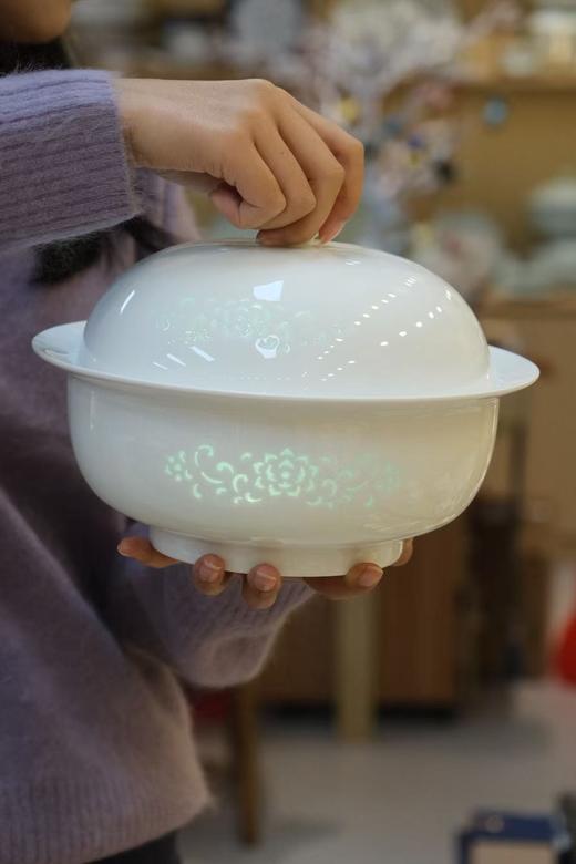 【景德镇经典之作 高岭土 玲珑款 国色年华68头套餐 】 送礼自用都适合 多规格可选 商品图5