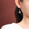 【如意之云】S925纯银天然和田玉碧玉如意祥云平安扣耳饰【CW-EG02417】 商品缩略图3