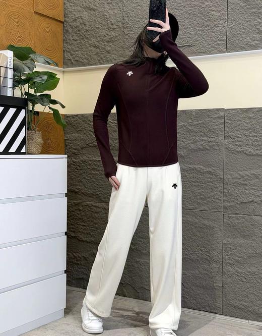 D121678羊毛半拉链蓄热锁温保暖空气层连帽卫衣 商品图5