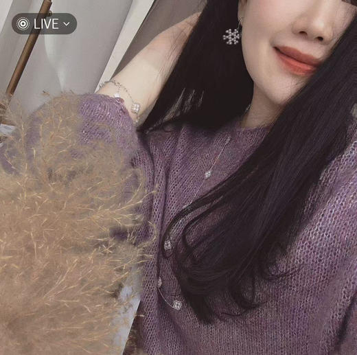 甄珠贝 纯手工精制 四叶草+雪花系列 淡水ji光正圆珠 商品图9