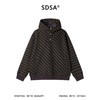 SDSA男士秋冬新款痞帅男装高街撞色斜纹按扣立领连帽卫衣百搭时尚 商品缩略图0