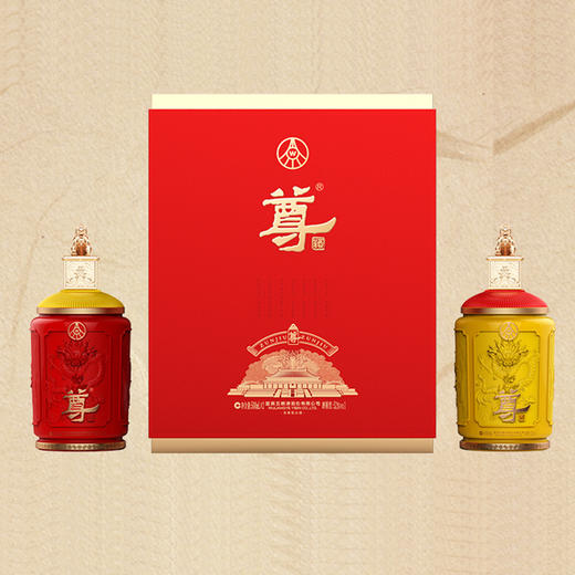 五粮液双尊  龙狮双玺礼盒装 商品图3