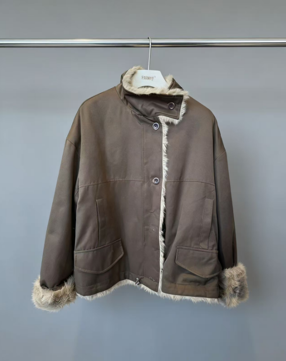 【门店同款】ENJOY冬季“游牧漫寻”双面穿立领派克服 168095429